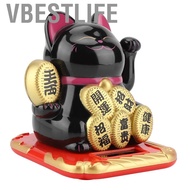grocerybazaar-my Waving Cat  Lucky Arm Feng Shui Solar Powered Cute Good Luck Wealth Welcoming Cats 