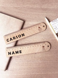 客製化木製間尺直尺 文具 畢業禮物 紀念品