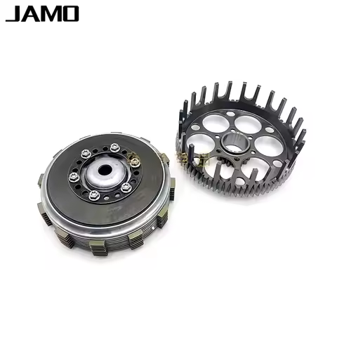 JAMO Motorcycle Clutch Wood Chip Steel Plate Gear For KTM EXC300 SZC S7 Z300 Dirt Bike