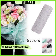 Snow Dot Gauze Bouquet DIY Wrapper 50cmx3.6m Snow Dot Gauze Bouquet Packaging