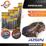 [AISIN] WIPER BLADE - PROTON PERSONA 2016 (VVT), PERSONA 2019 (VVT) [FRONT]