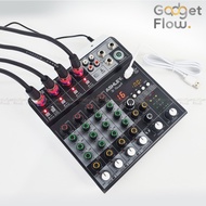 PAKET PODCAST 4 MIC BM8000 BM 8000 MIXER ASHLEY K1 SIX 6 CHANNEL SALE