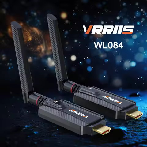 VRRIIS WL084 200m Wireless HDMI Extender Video Display Adapter Transmitter and Receiver Fr Camera TV