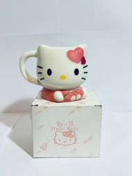 全新 北海道 日本限定 小樽銀之鐘咖啡杯 hello kitty 咖啡杯 粉紅色 現貨