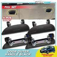 Car Outer Door Handle Perodua Viva Elite 2009 - 2014 Black Pemegang Pintu Luar Accessories