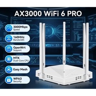 DGX21 CLT-R30B1 Router Wifi 6 AX3000 look like EDUP RT2980 AX3000 Gigabit Openwrt LoadBalance Failov