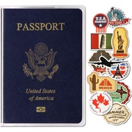 5 Pek Sarung Pasport Jelas, Pelindung Pasport Plastik Lutsinar