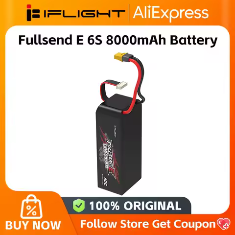 iFlight Fullsend 60C 6S XT60 Battery E 6S 8000mAh 22.2V 8000mAh with XT60 connector for FPV parts