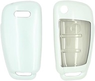 SEGADEN PC Key Case Cover Protective Holder Paint Metallic Color Compatible with Audi A3 A4 A6 Q2 Q3