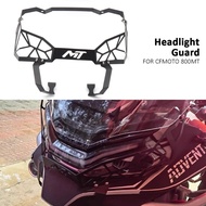New Motorcycle Accessories Front LED Headlight Protector Grille Guard Black For CFMOTO 800MT 800mt 8