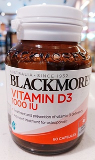 BLACKMORES VITAMIN D3 1000IU 60'S CAPSULES EXP 06/2024