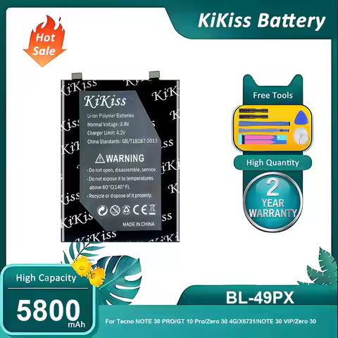 High-Performance Mobile Phone Battery For Tecno NOTE 30 PRO VIP GT 10 Pro Zero 30 4G X6731,BL-49PX,5