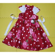 Baju Pesta Anak Donita size 4 - merah