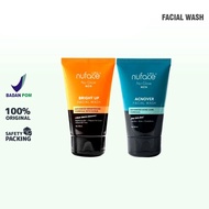 Nuface Nu Glow Men Bright Up / Acnover Facial Wash