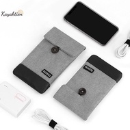 Kayaktion Travel Charger Mobile Phone Organizer Pouch Portable Source Electronics Earphone  Data Cab