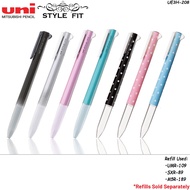 【Uni】Style Fit 3 Color Empty Multi Pen Body UE3H-208