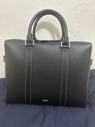 Dior lingot briefcase black grained calfskin 公事包