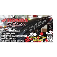 ♞,♘HONDA CLICK, SIDE DECALS (2PCS.)