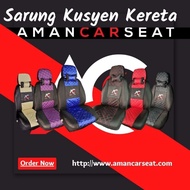 Sarung Kusyen Kereta ACS® Fabric Silk Axia Viva Wira kancil Bezza Saga Myvi Alza Preve Gen2 Persona 