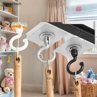 [BlF] 20/10 Pcs Self-adhesive Wall Hanging Hook 360° Rotating No-drilling Ceiling Household Hook [FH