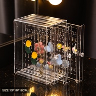 Inaso Rak Perhiasan Anti Debu Rak Anting Kalung Aksesoris Wanita Acrylic Tempat Penyimpanan Organize