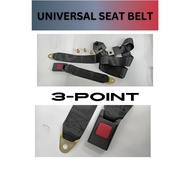 UNIVERSAL CAR SEAT BELT ADJUSTABLE RECTRACTABLE SAFETY BELT 3 POINT(MANUAL)