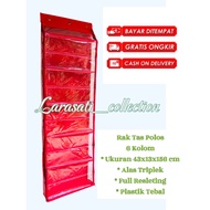 DOLL JUMBO BAG RACK 6 SAP FULL SLIDING RIGHT LEFT TRIPLEX BASE rak kasut bertingkat buku rak
