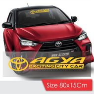 Stiker Variasi Kaca Depan Belakang Agya Ayla Simple Bagus