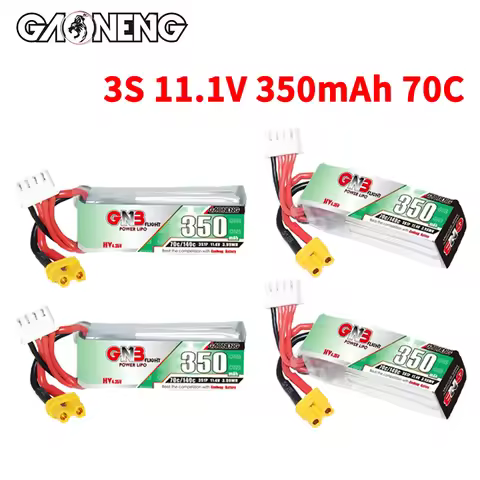 GAOGENG 3S GNB 11.4V 80C 350mah Lipo Battery XT30 For BETAFPV Beta75X 3S Beta65X 2S Whoop Drones Par