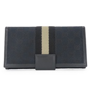 กระเป๋าสตางค์ยาว Gucci ลาย GG canvas [มือสอง]