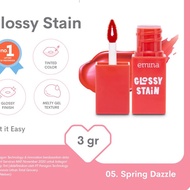 ➯ Emina Glossy Stain 3 g - Glossy Finish Moisturizing Lip Tint ◊