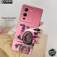 KAZERO - Case hp VIVO V25 PRO - Fashion Car Case - Pro Camera - Softcase VIVO V25 PRO - Casing VIVO 