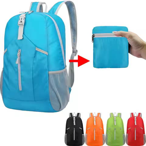 21L Portable Foldable Backpack Folding Travel Mountaineering Couple Matching Bag Ultralight Outdoor 