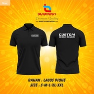 KAOS POLO SHIRT CUSTOM DESAIN SENDIRI / POLO DESAIN SUKA SUKA BAHAN PREMIUM BISA COD