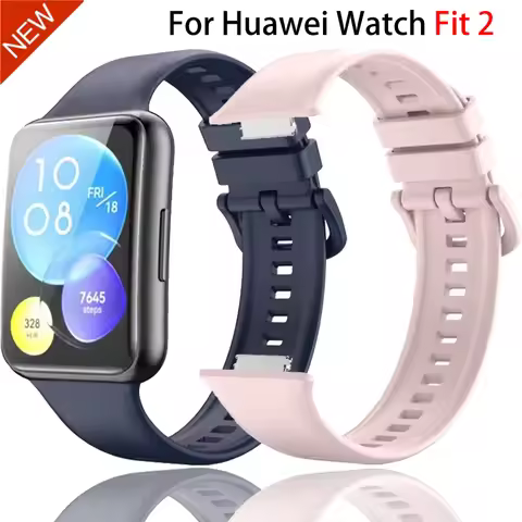New Silicone Strap For Huawei Watch Fit 2 Smartwatch Comfortable Replacement Soft Bracelet Huawei Wa