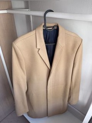 COS Double faced Wool Cashmere Coat 羊毛羊絨大衣。