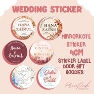 Sticker Perkahwinan - Wedding sticker - Goodies Sticker