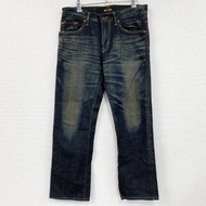 古著Edwin Blue Trip 牛仔褲，靛藍色，尺寸 W31