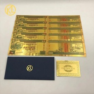 cod 10-100 pcs/lot CHINESE FIVE HUNDRED MILLION HONGKONG DOLLARS GOLD/SLIVER COLORED FILE BANKNOTE h