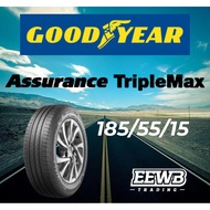 (POSTAGE) 185/55/15 GOODYEAR ASSURANCE TRIPLEMAX NEW CAR TIRES TYRE TAYAR