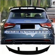For Audi A3 Hatchback A1 Sportback Q2 Q3 Q5 Q7 Car Rear Roof Trunk Spoiler Wing Tail Fixed Wind Wing