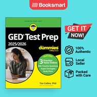 GED Test Prep 2025/2026 For Dummies: Book + 3 Practice Tests Online [P - 9781394287437