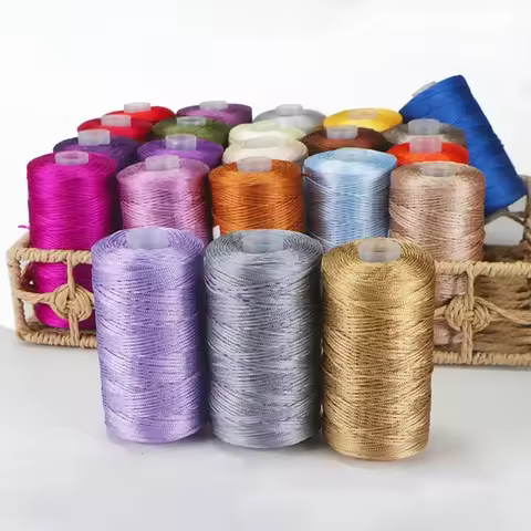 New Summer Crochet Yarn 1.5mm Thin Ice Cotton Thread for Hand Knitting Bag Hat Shoes 100g Hollow Lin