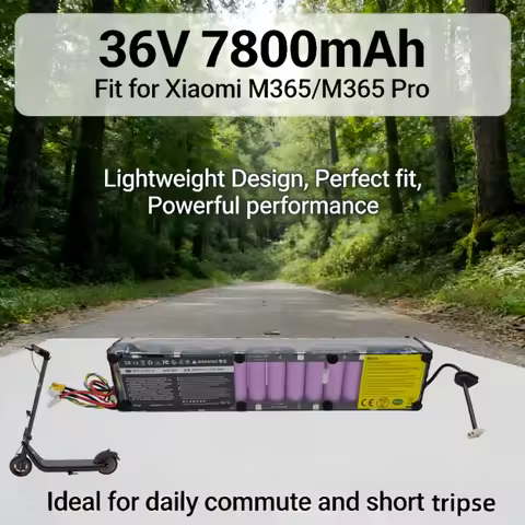 Specially designed for M365/M365 Pro with a 36V 7800mAh battery, easy to install and stable performa