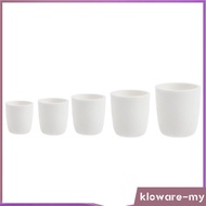 [KlowareMY] 99% Al2O3 Alumina Cylindrical Lab Crucible Melting Pot Container 20ml -150ml