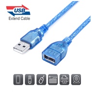 [Member Price RM3.32 - RM15.13] 1.5M/3M/5M/10MHigh Speed USB 2.0 Extension Cable AM to AF