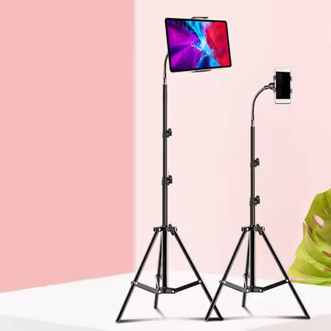 1.7m Height Tablet Stand for iPad Pro 12.9 Air 2 3 4 Tripod Floor Holder Adjustable Tablet Mount Mob