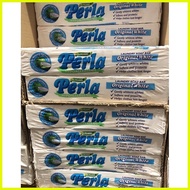 ●  ◺  ◹ Perla Soap Laundry Bar White and Blue 380g