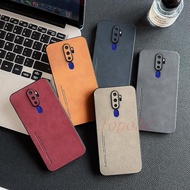 Casing oppo A5 2020 / A9 2020 Solid color business leather phone case YBP