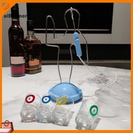 (New)  Buzzer Wire Man Game Buzz Wire Board Game Buzz Wire Drinking Game Kit with 4 Shot Glasses – F